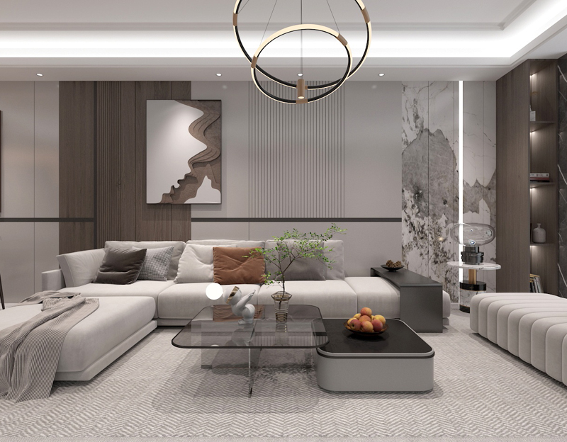 現(xiàn)代簡約輕奢風(fēng)格裝修效果圖